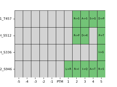 plot sh2 domain motifs
